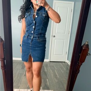 Levi’s vintage type 1 denim mini dress sz S